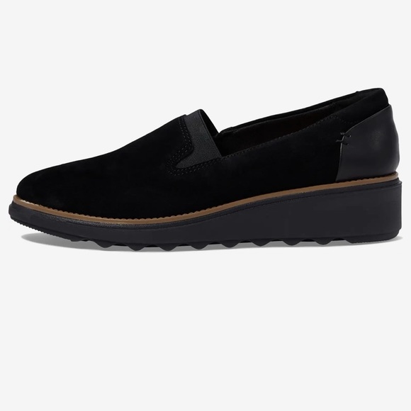 New Clark’s Sharon Dolly Black Noir shoes Size 8.5 - Picture 2 of 13